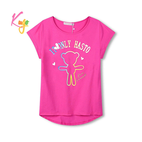 Dívčí triko s krátkým rukávem  KUGO (134-164) 
