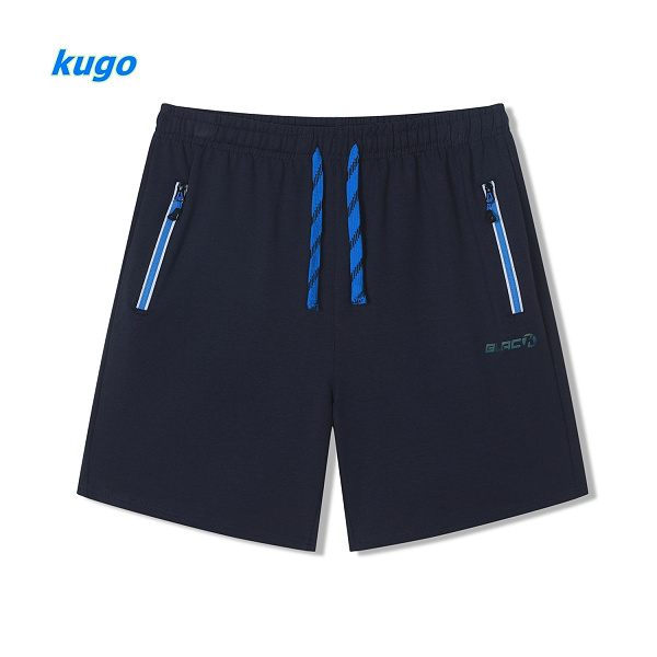 Pánské jednobarevné letní šortky KUGO (M-3XL)