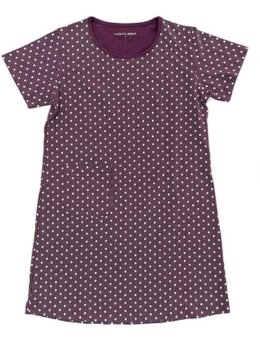 Dámská noční košile s krátkým rukávem  WOLF (S-2XL) 