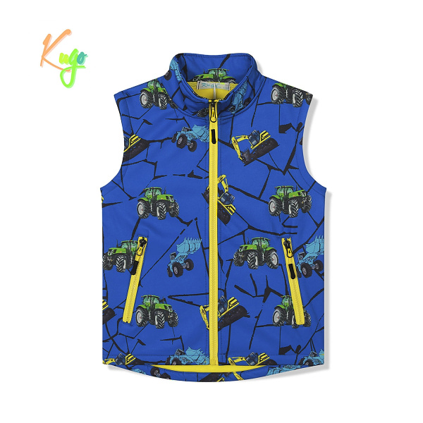 Dětská teplá softshellová vesta KUGO (98-128)