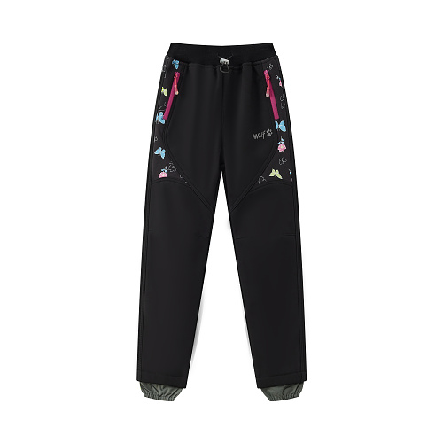 Dívčí teplé softshellové kalhoty WOLF (92-110)