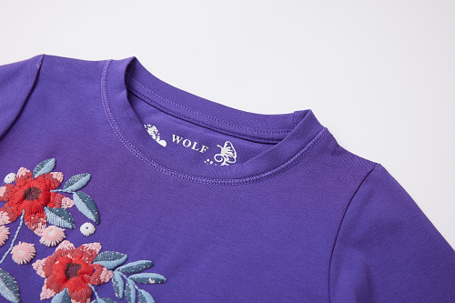 Dívčí  triko s dlouhým rukávem WOLF (98-128)  