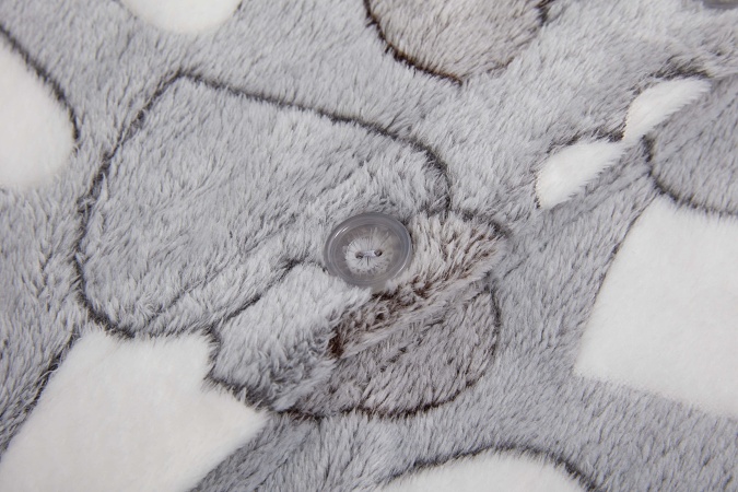 Dámský župan zapínání na knoflíky  WOLF (M-XXL) 