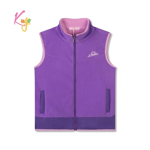 Dorostenecká teplá flísová vesta KUGO (134-164) 