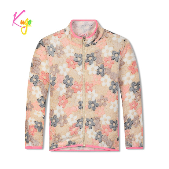 Dorostenecká dívčí  teplá flísová mikina KUGO (134-164) 