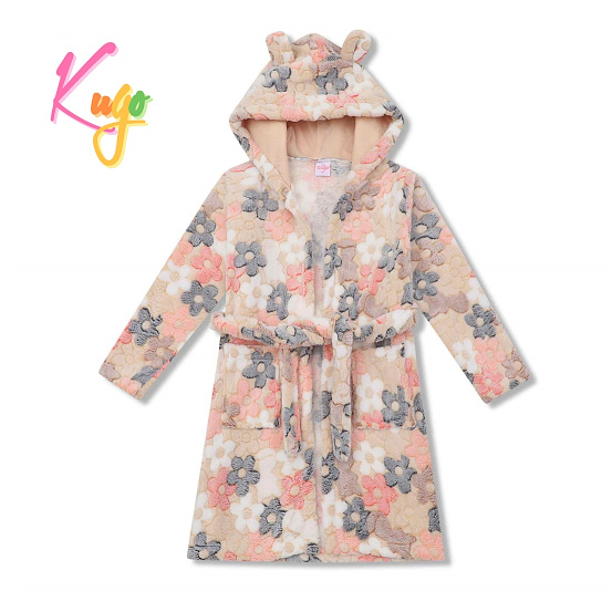 Dívčí hebký župan KUGO (98-128)