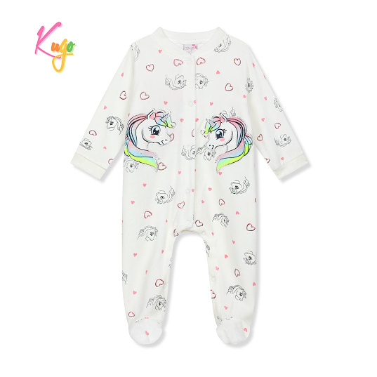Dětské noční pyžamo/overal/ KUGO (0-12 měsíců)