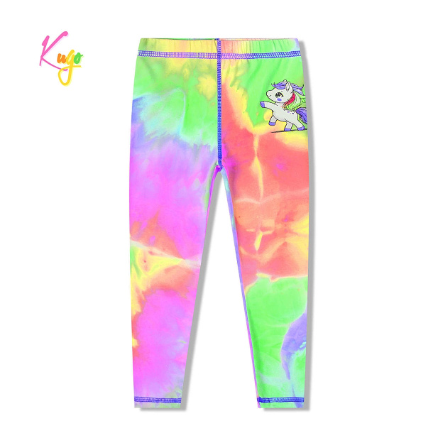 Dívčí batikované 3/4 legíny KUGO (98-128)