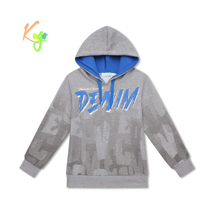 Dorostenecká teplá chlapecká  mikina  KUGO (134-164) 