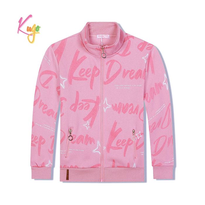 Dívčí teplá mikina KUGO (134-164)