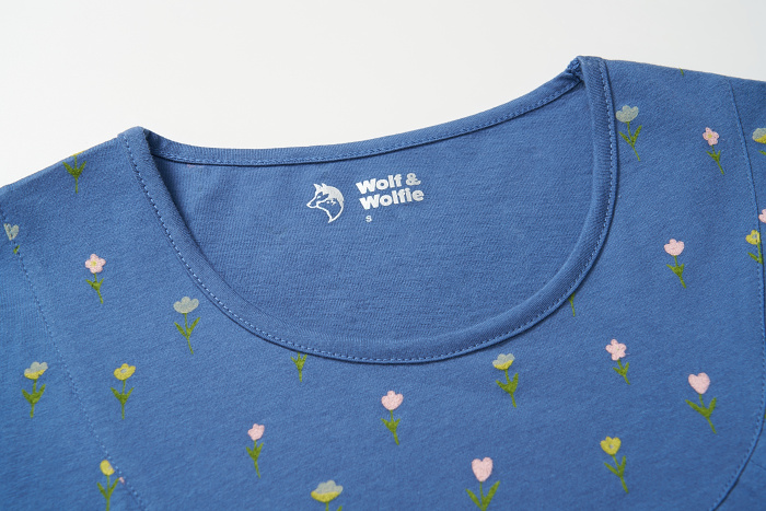 Dámská noční košile s krátkým rukávem  WOLF (S-3XL) 