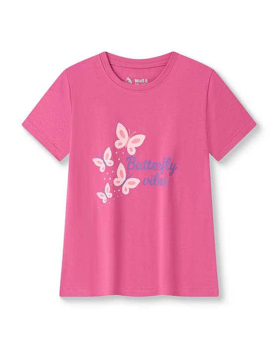 Dívčí triko s dlouhým rukávem WOLF (116-146)  