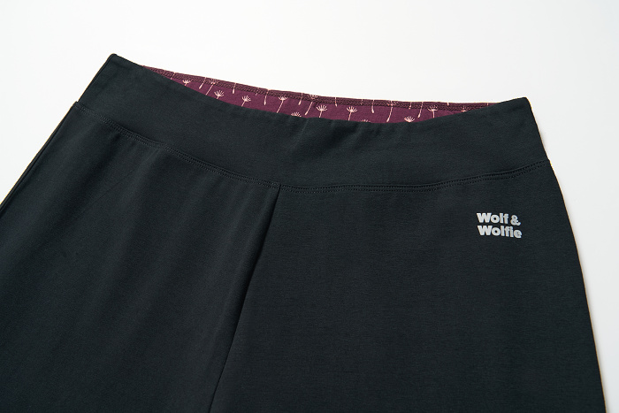 Dámské 3/4 bavlněné legíny s kapsami WOLF (M -3XL)