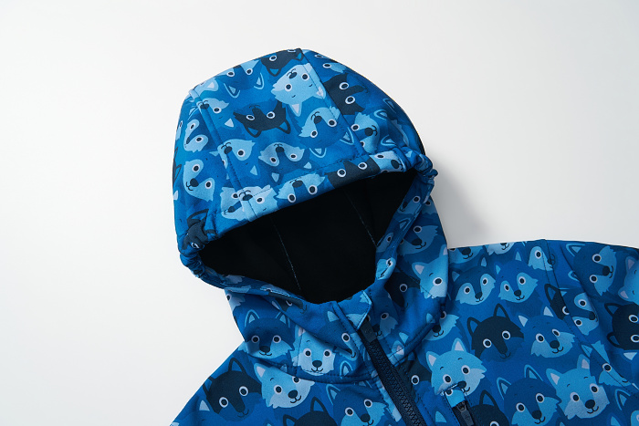 Chlapecká jarní softshellová bunda  WOLF (98-128) 