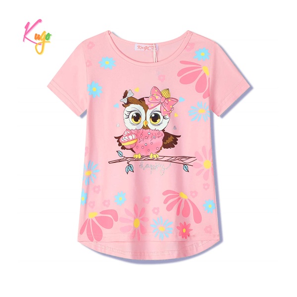 Dívčí triko s krátkým rukávem KUGO (98-128) 
