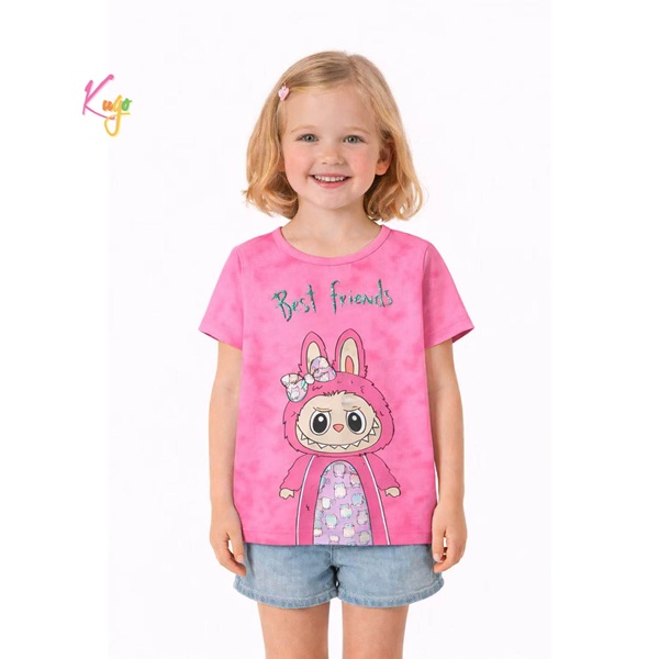 Dívčí triko s krátkým rukávem KUGO (98-128) 