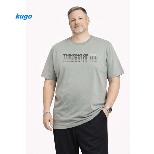 Pánské triko s krátkým rukávem KUGO (M-3XL)