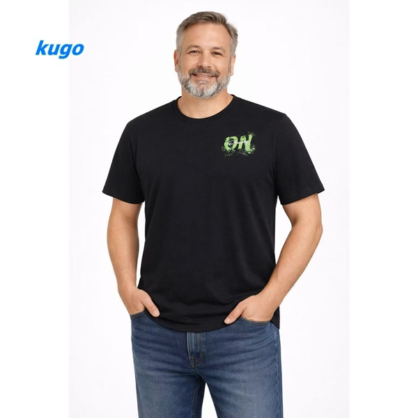 Pánské triko s krátkým rukávem KUGO (M-3XL)