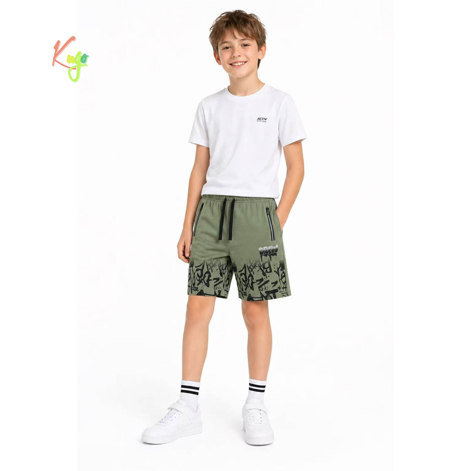 Chlapecké letní šortky (kraťasy)KUGO (146-176)