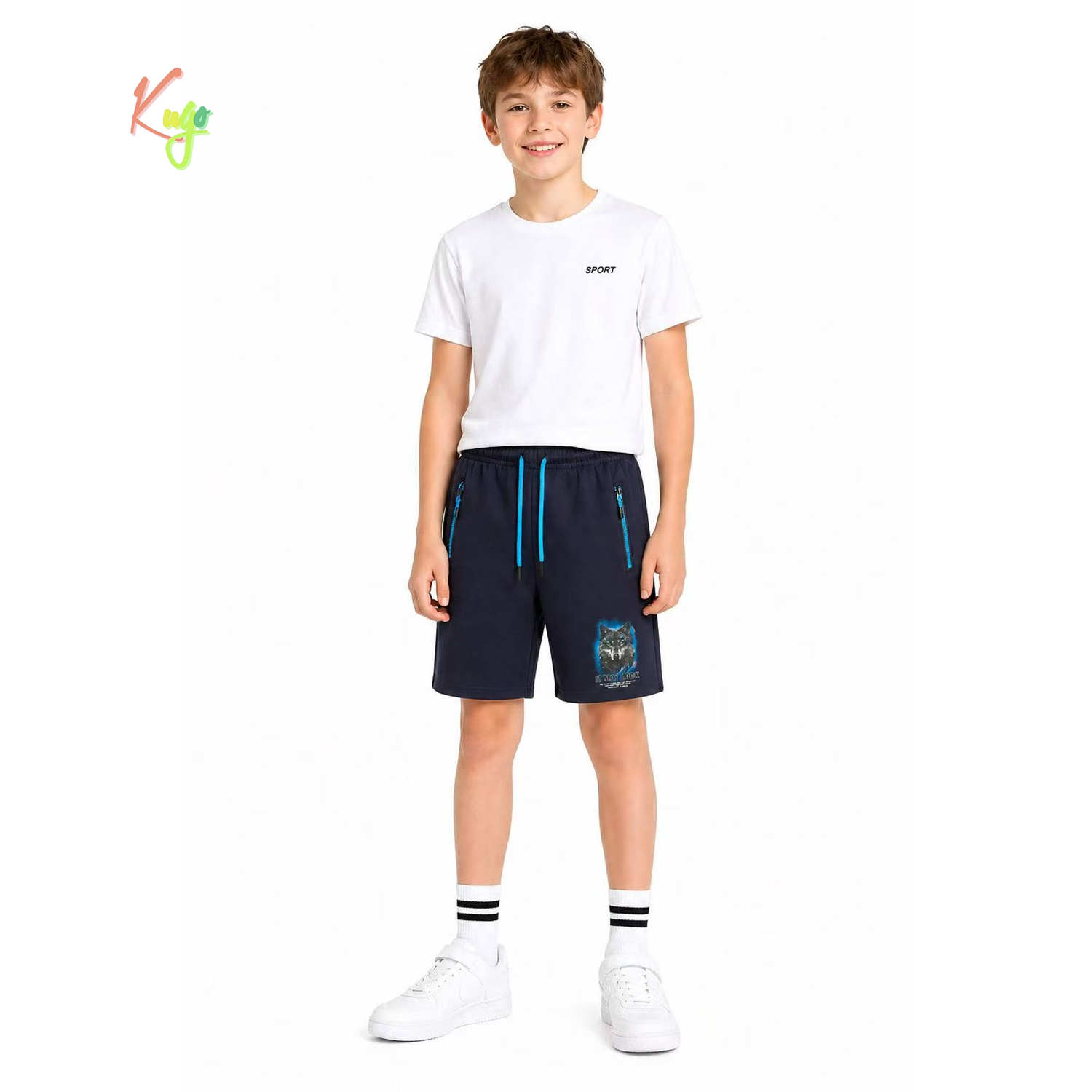 Chlapecké letní šortky (kraťasy)KUGO (134-164)