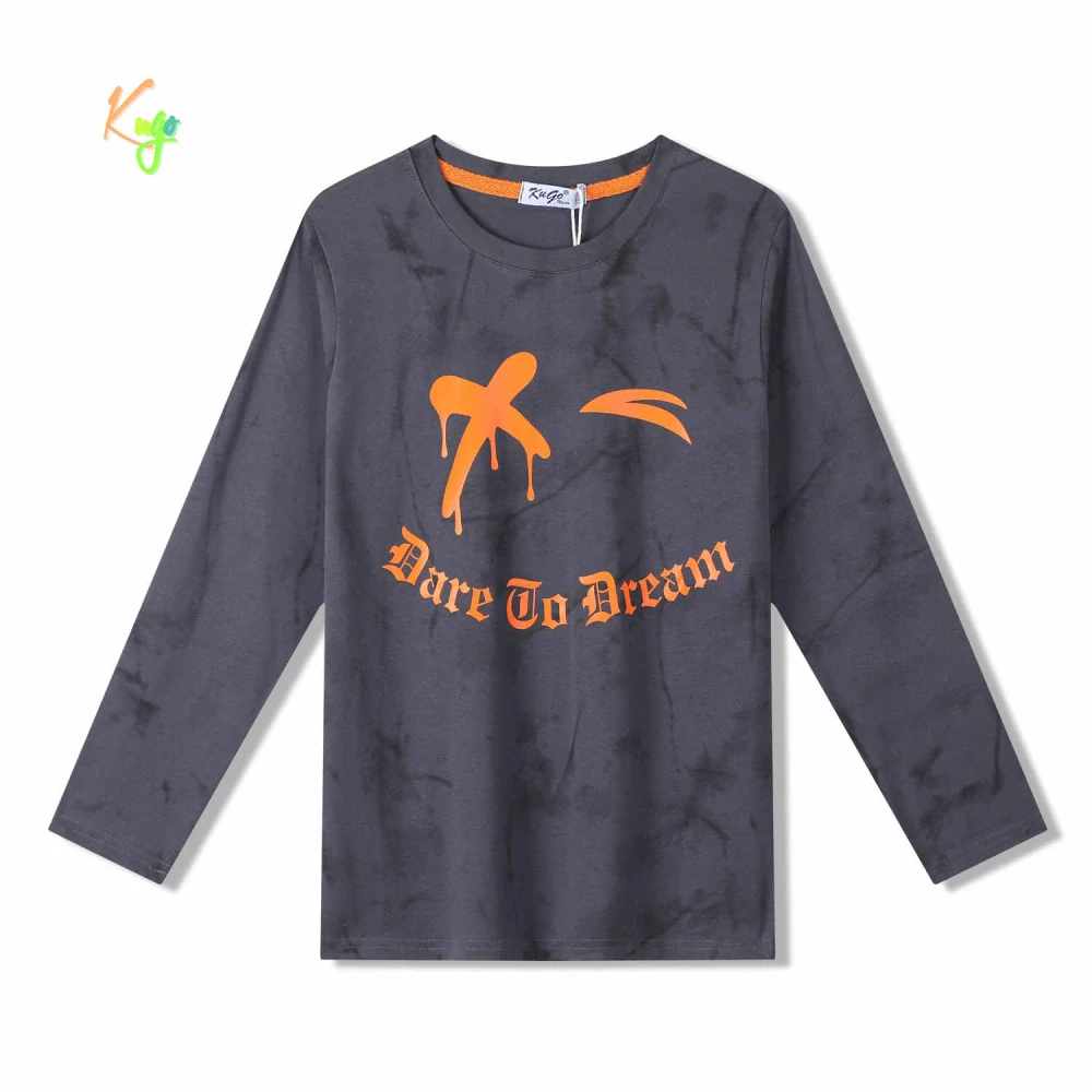 Chlapecké triko dlouhým rukávem KUGO (134-164)