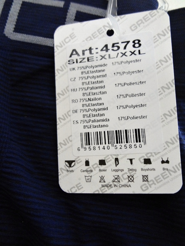 Pánské bezešvé boxerky GREENICE (M-XXL)