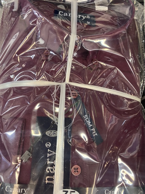 Pánská košile s dlouhým rukávem CANARY (M-4XL)