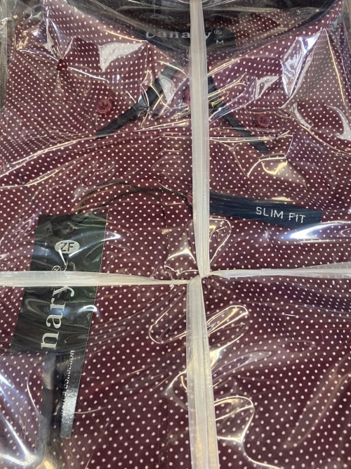 Pánská košile s dlouhým rukávem CANARY (M-4XL)