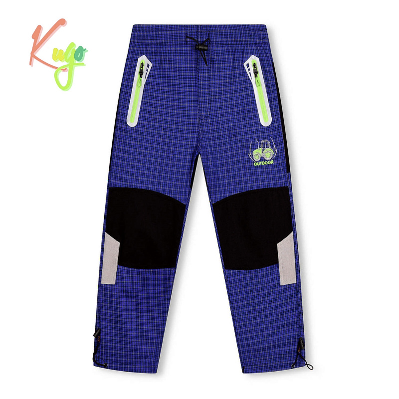 Dětské bavlněné plátěné kalhoty KUGO (98-128)