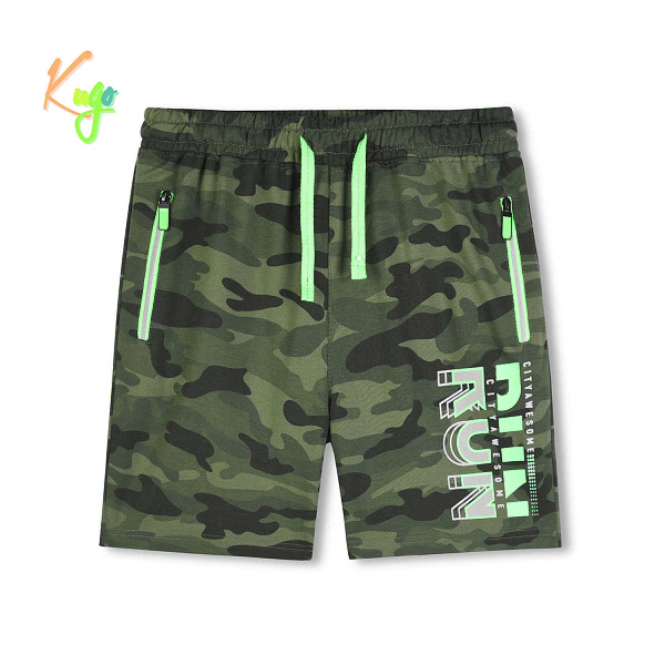 Chlapecké maskáčové šortky  (kraťasy)  KUGO (134-164)