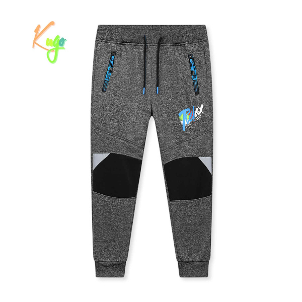 Dorostenecké teplé  softshellové tepláky KUGO (134-164)