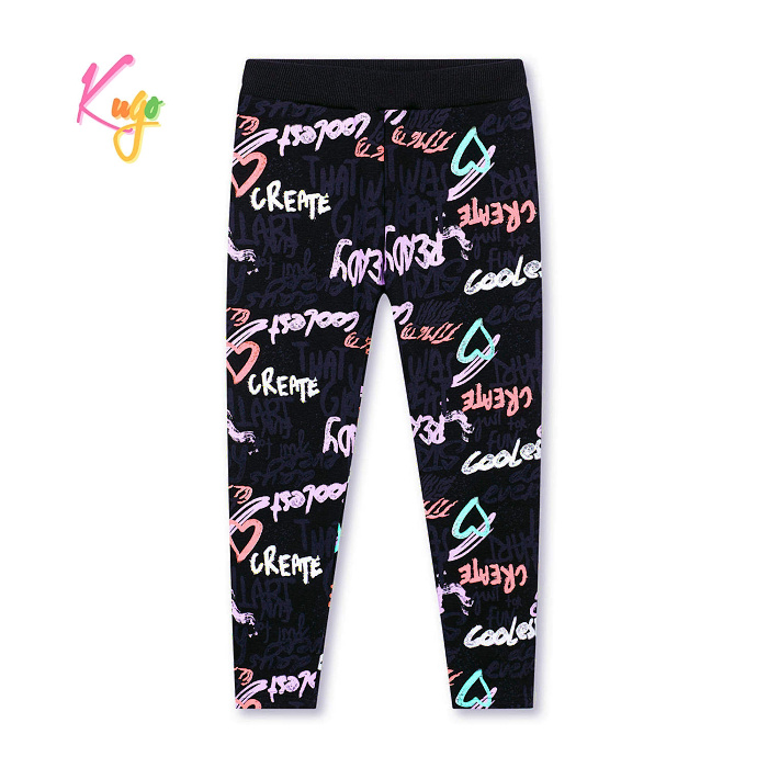 Dívčí teplé legíny KUGO (116-146) 