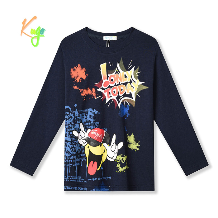 Chlapecký triko dlouhým rukávem  KUGO (116-146)