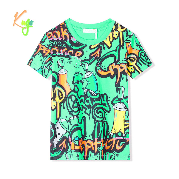 Chlapecké triko s krátkým rukávem KUGO (116-146) 