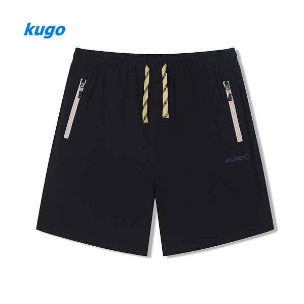 Pánské jednobarevné letní šortky KUGO (M-3XL)