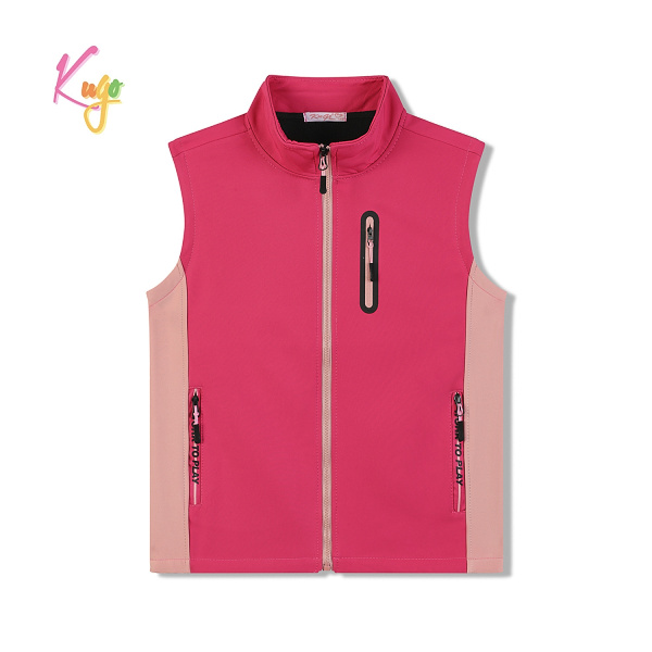 Dorostenecká teplá softshellová vesta KUGO (134-164)