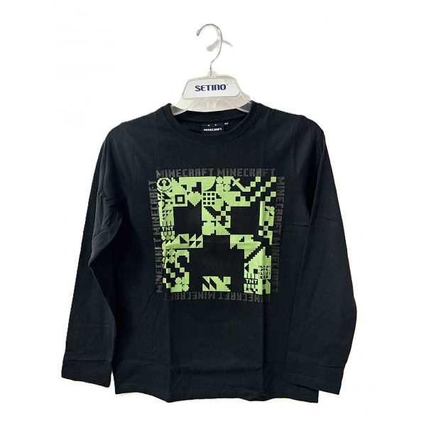 Chlapecké triko s dlouhým rukávem MINECRAFT(128-152)