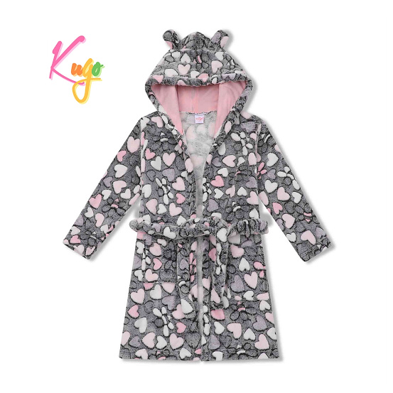 Dívčí hebký župan KUGO (98-128)