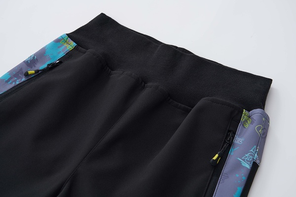 Chlapecké slabé softshellové kalhoty s vyšším  WOLF (104-134)