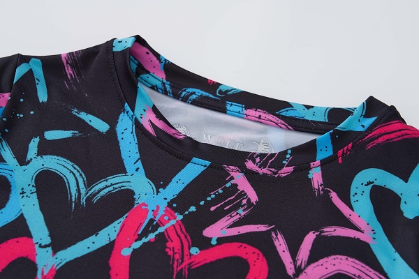 Dívčí funkční triko s krátkým rukávem WOLF (116-146)  