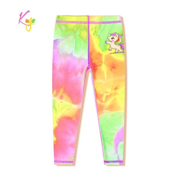 Dívčí batikované 3/4 legíny KUGO (98-128)