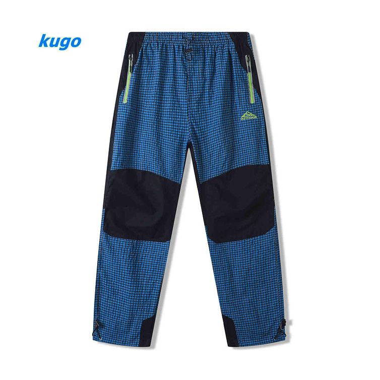 Dospělé bavlněné plátěné kalhoty KUGO (M-2XL)