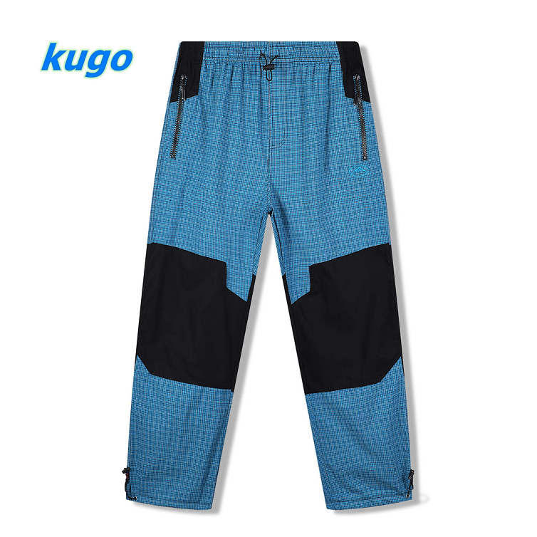 Dospělé bavlněné plátěné kalhoty KUGO (L-3XL)