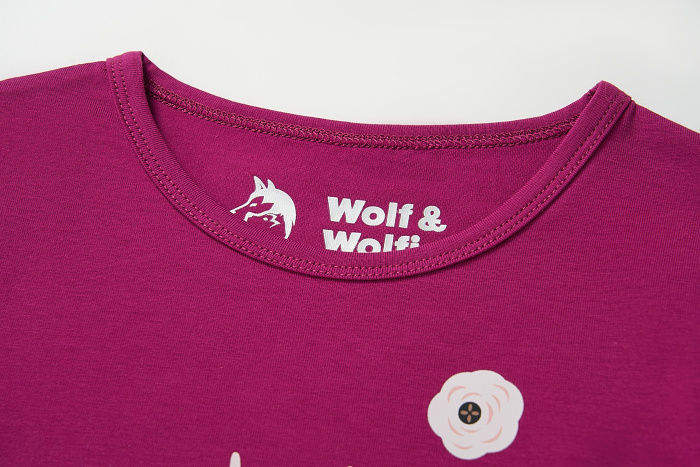 Dívčí  triko s dlouhým rukávem WOLF (104-134)