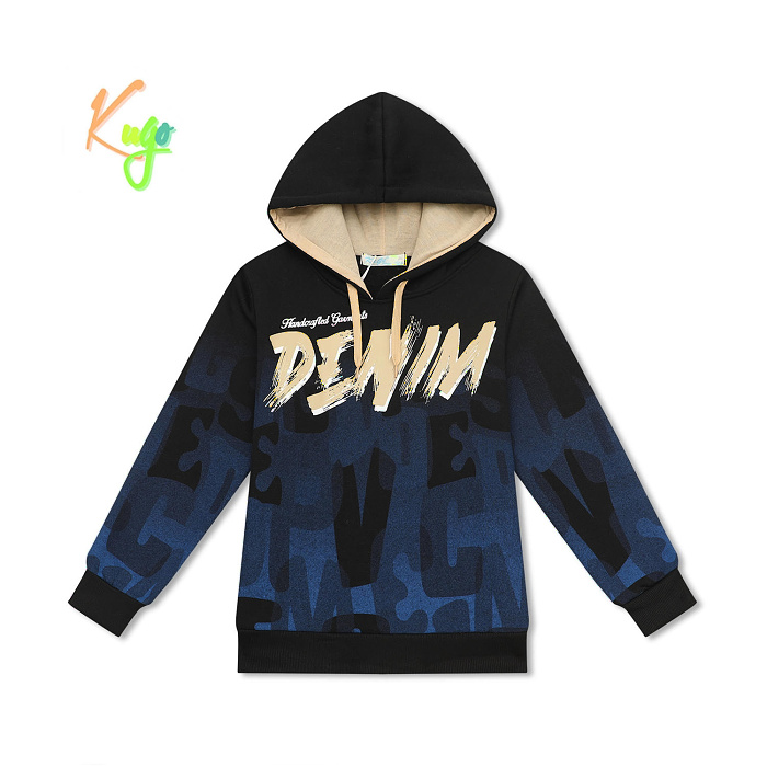 Dorostenecká teplá chlapecká  mikina  KUGO (134-164) 