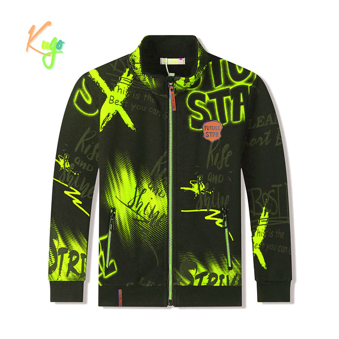 Chlapecká teplá mikina KUGO (116-146)