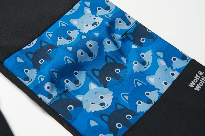 Chlapecké slabé softshellové kalhoty WOLF (98-128)