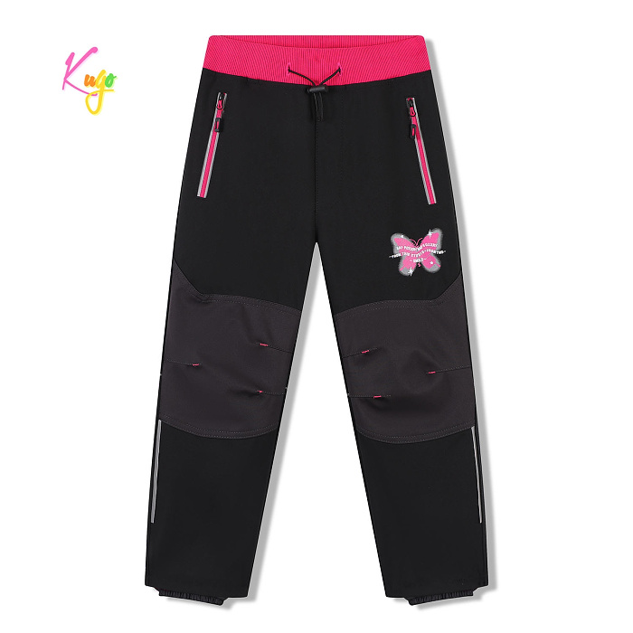 Dětské slabé softshellové kalhoty KUGO (104-134)