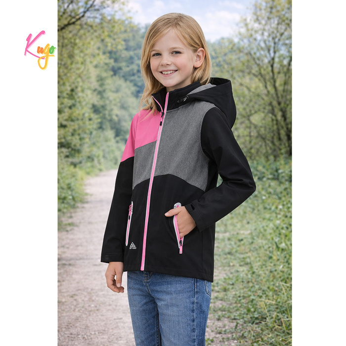 Dorostenecká slabá softshellová bunda KUGO (134-164)
