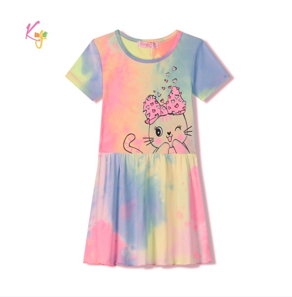 Dívčí letní BATIKOVANÉ  šaty KUGO (98-128)